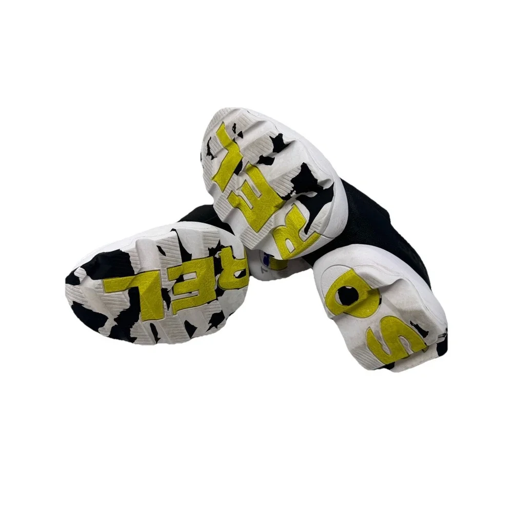 🔥Sorel Kinetic🖤⭐️🖤Impact Strap Low Top Slip On Sneakers White Black Running 9